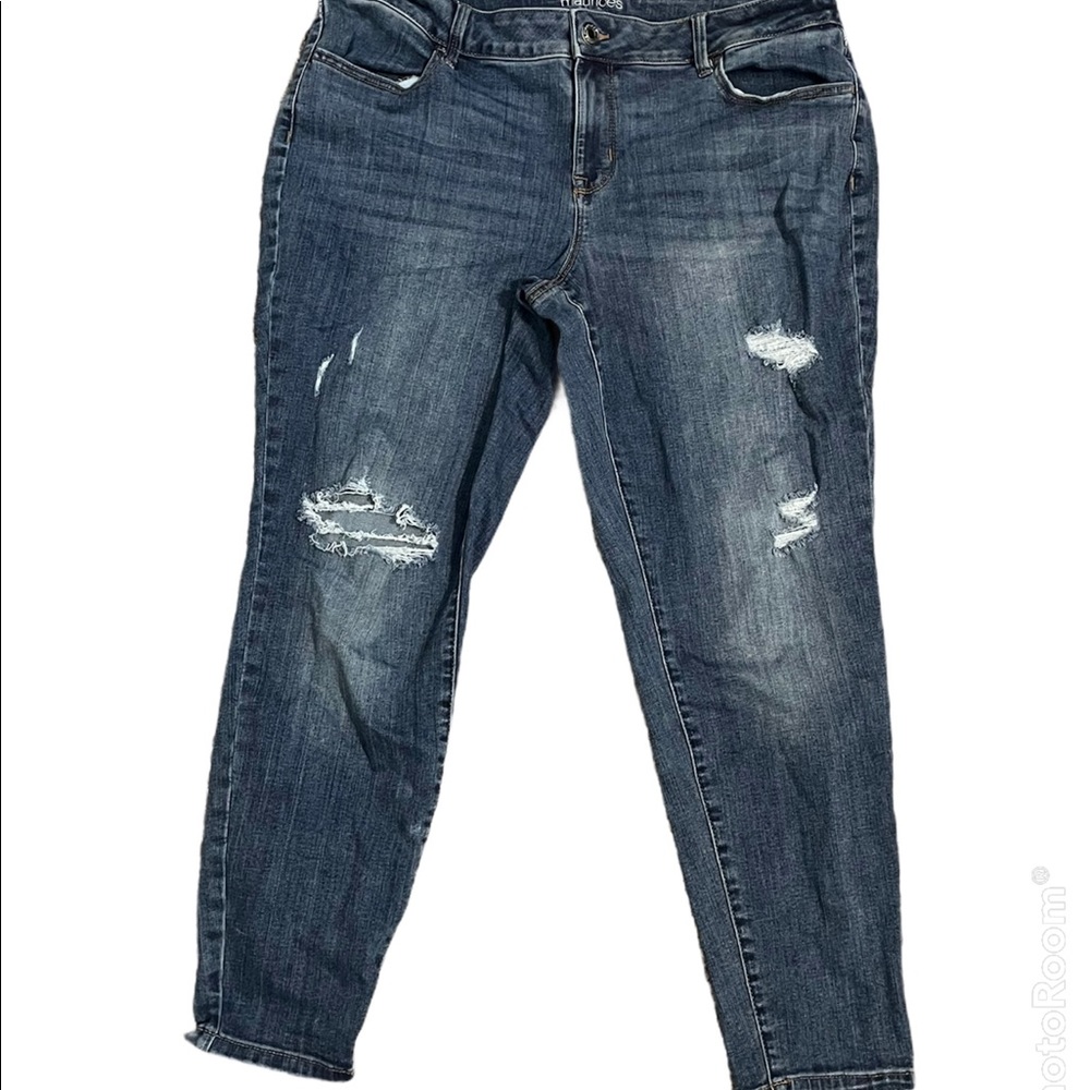 Like New, Maurice’s skinny jeans